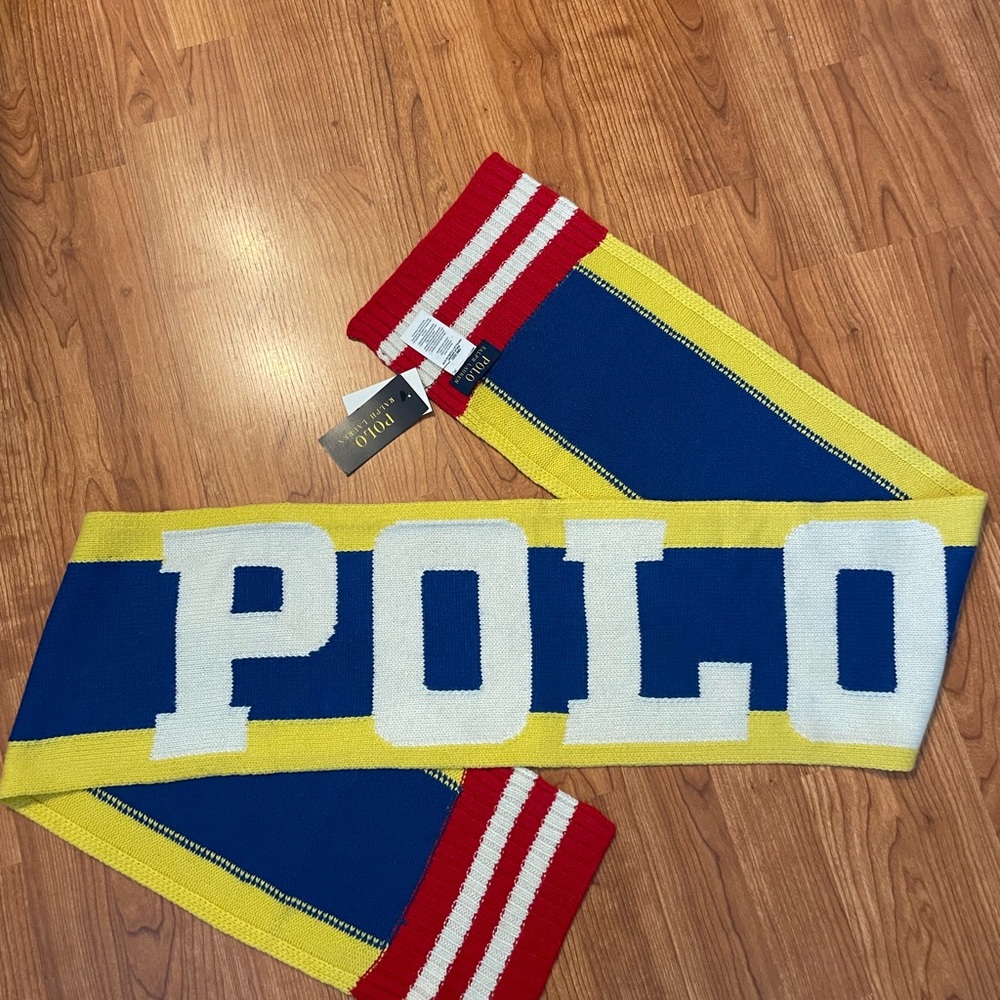 POLO Ralph Lauren Unisex Vibrant multi-color scarf